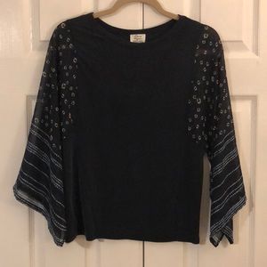 Zara navy top